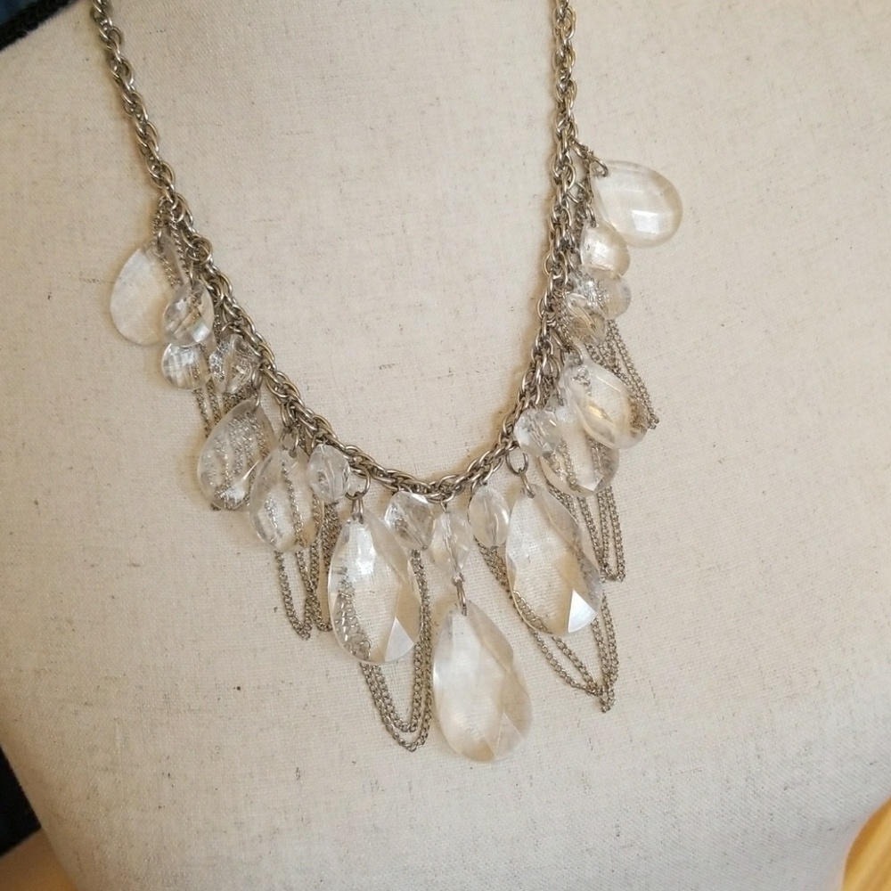 Silver Statement necklace